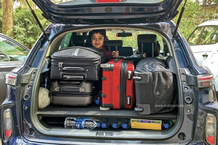 Maruti Suzuki Grand Vitara long term review; 13,700 km report Maruti Suzuki Grand Vitara boot space